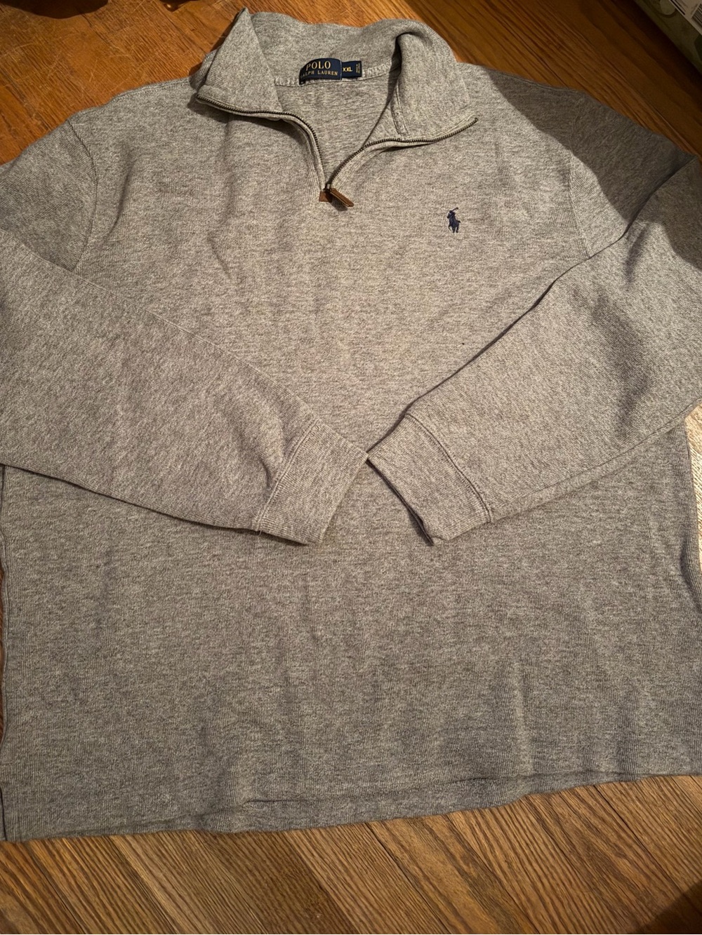 Polo Ralph Lauren Grey Quarter-Zip Pullover